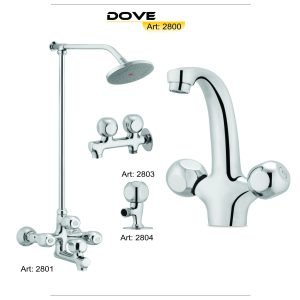 Dove Bath Set By Star Asia Sanitary Fittings Code 2800