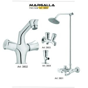 Margalla Two Nob Bath Set By Star Asia Sanitary Fittings Code 3800
