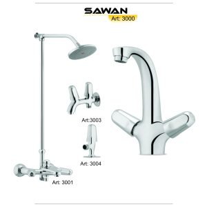 Sawan Bath Set By Star Asia Sanitary Fittings Code 3000